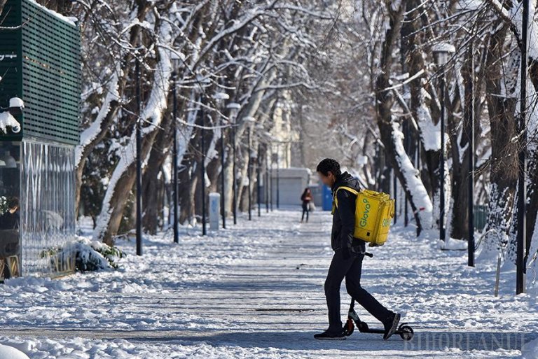 Ger intens duminica dimineata. Meteo Tulca-Bihor: „Cea mai scăzută temperatură din România se înregistrează la Oradea”