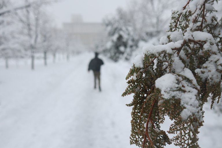 Ninsori și viscol în București și 16 județe: drumuri blocate, circulație limitată, întârzieri la trenuri și zboruri