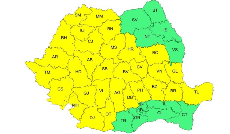 Vânturile puternice impactează întreaga națiune. Care sunt regiunile inițiale afectate?