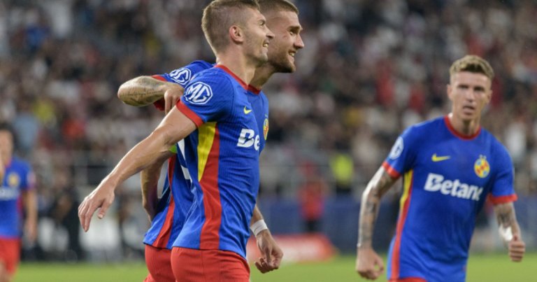 FCSB a pierdut în prelungiri confruntarea cu FK Auda și se pregătește pentru un retur greu în Conference...